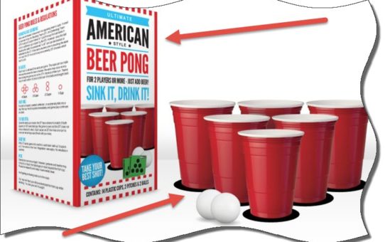Bier Pong set